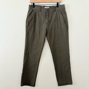 I Love Ugly Mens Nicholai Slim Fit Chino Pants in Burnt Olive Size M